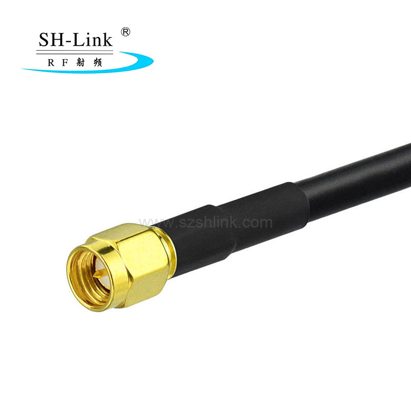 SMA plug to SMA plug with RG58 coaxial cable